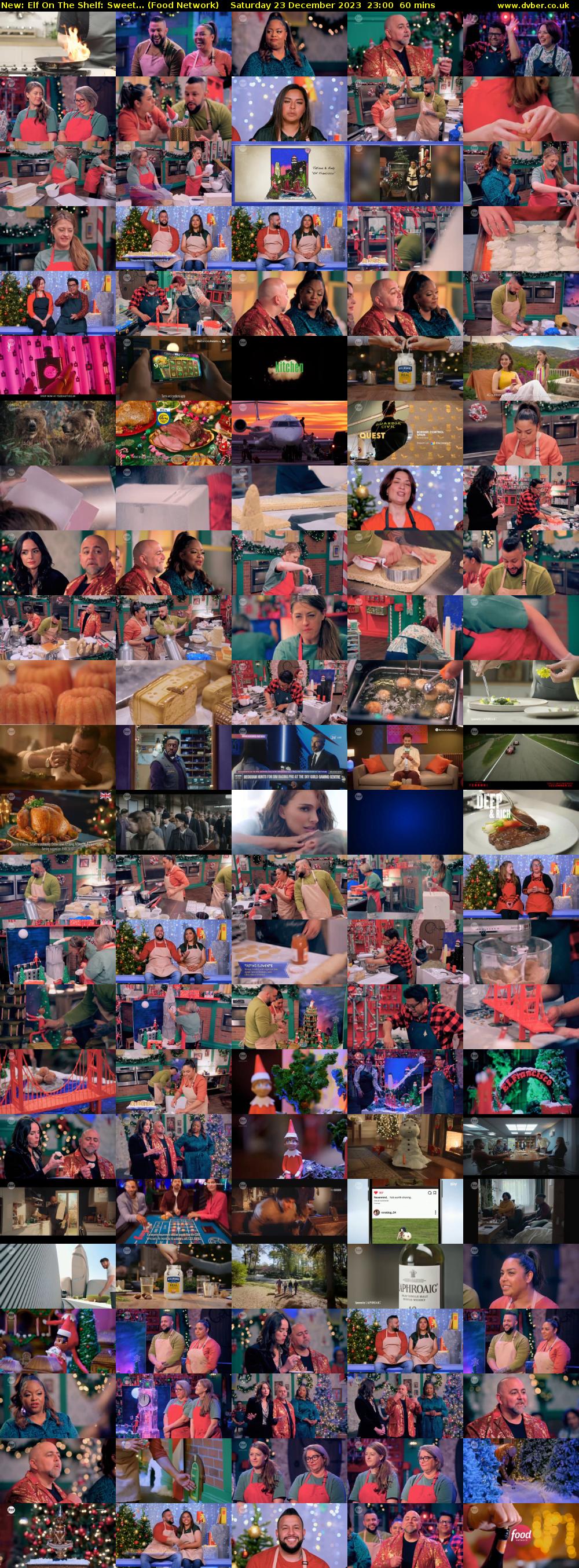 Elf On The Shelf: Sweet... (Food Network) Saturday 23 December 2023 23:00 - 00:00