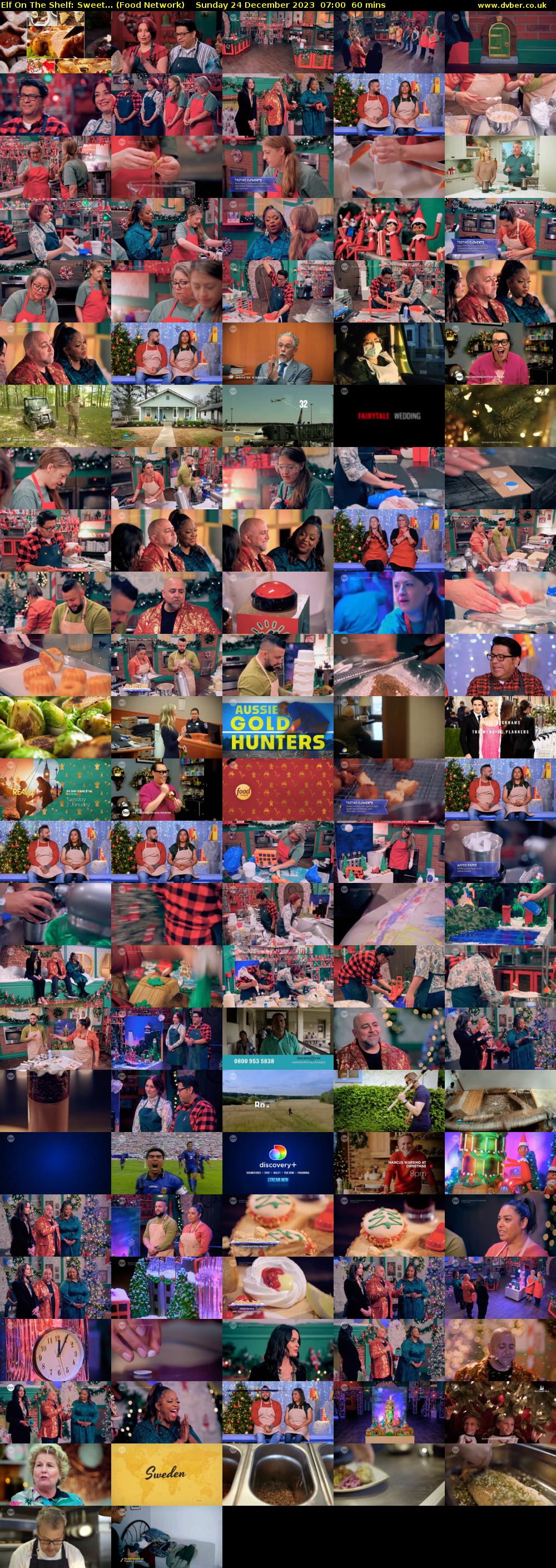 Elf On The Shelf: Sweet... (Food Network) Sunday 24 December 2023 07:00 - 08:00