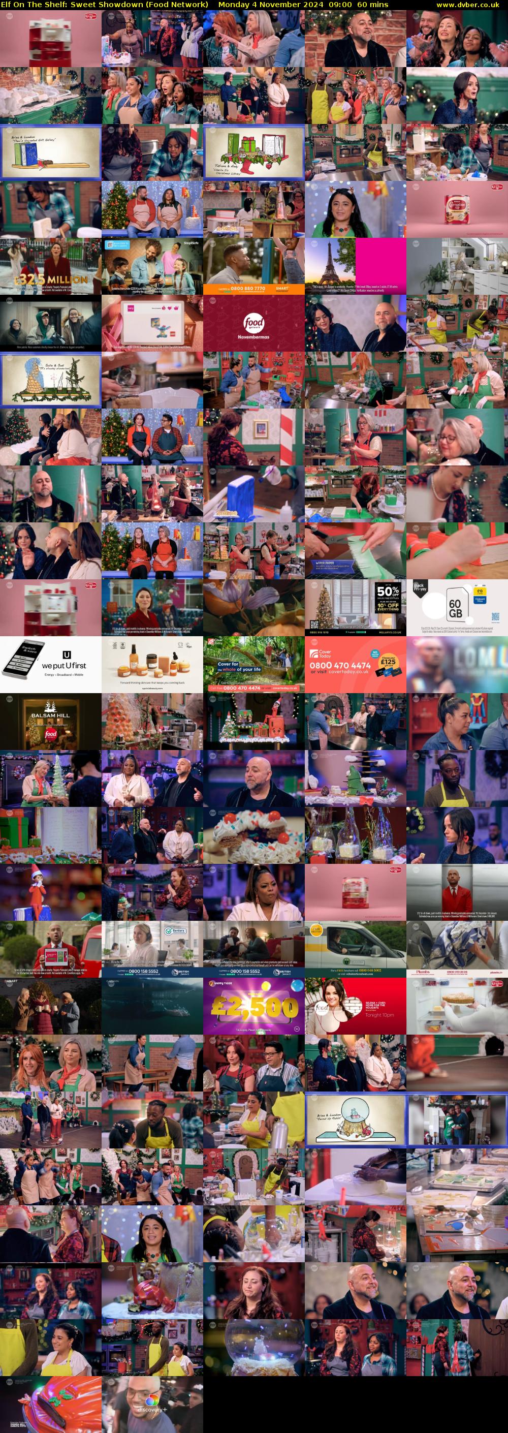 Elf On The Shelf: Sweet Showdown (Food Network) Monday 4 November 2024 09:00 - 10:00