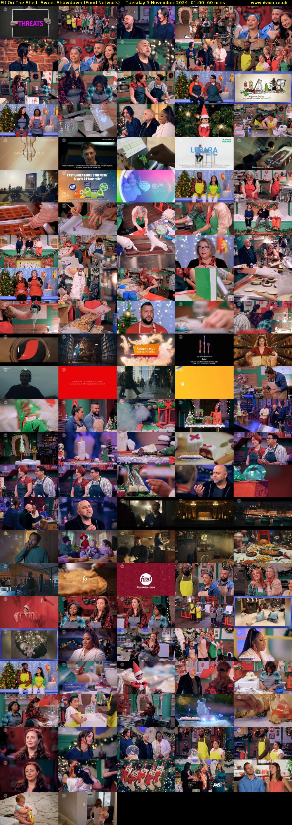 Elf On The Shelf: Sweet Showdown (Food Network) Tuesday 5 November 2024 01:00 - 02:00