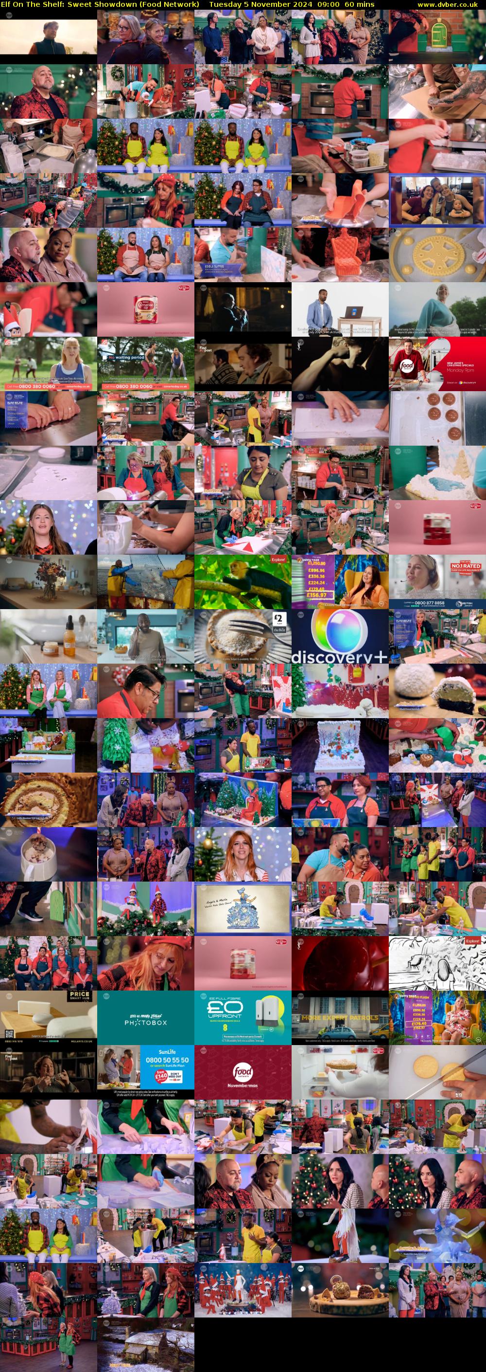 Elf On The Shelf: Sweet Showdown (Food Network) Tuesday 5 November 2024 09:00 - 10:00