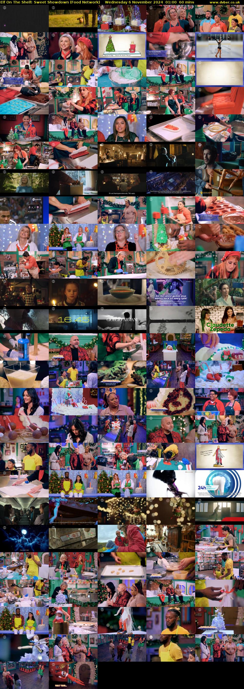Elf On The Shelf: Sweet Showdown (Food Network) Wednesday 6 November 2024 01:00 - 02:00