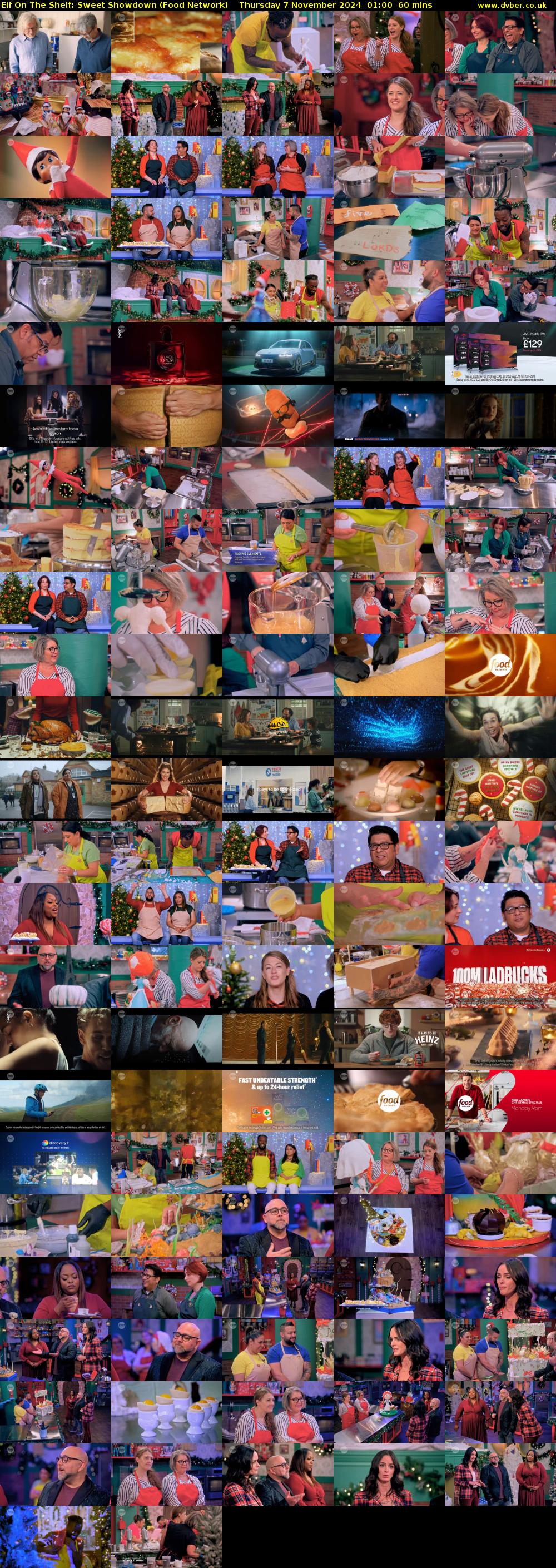 Elf On The Shelf: Sweet Showdown (Food Network) Thursday 7 November 2024 01:00 - 02:00