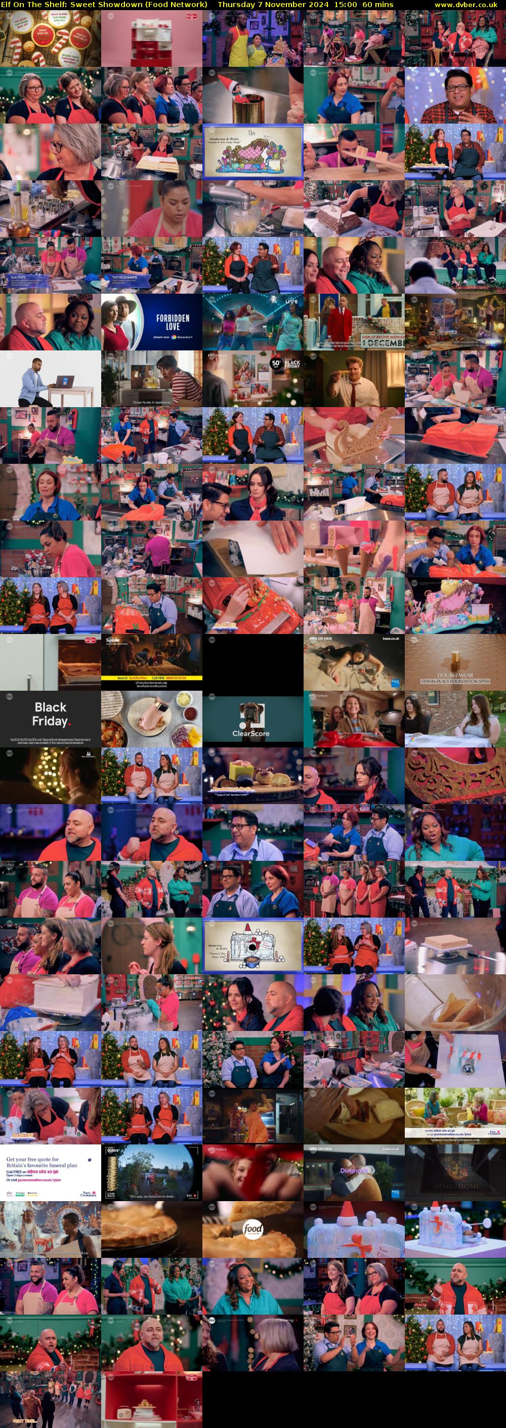 Elf On The Shelf: Sweet Showdown (Food Network) Thursday 7 November 2024 15:00 - 16:00