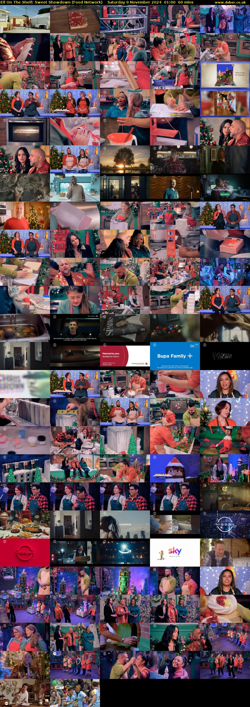 Elf On The Shelf: Sweet Showdown (Food Network) Saturday 9 November 2024 01:00 - 02:00