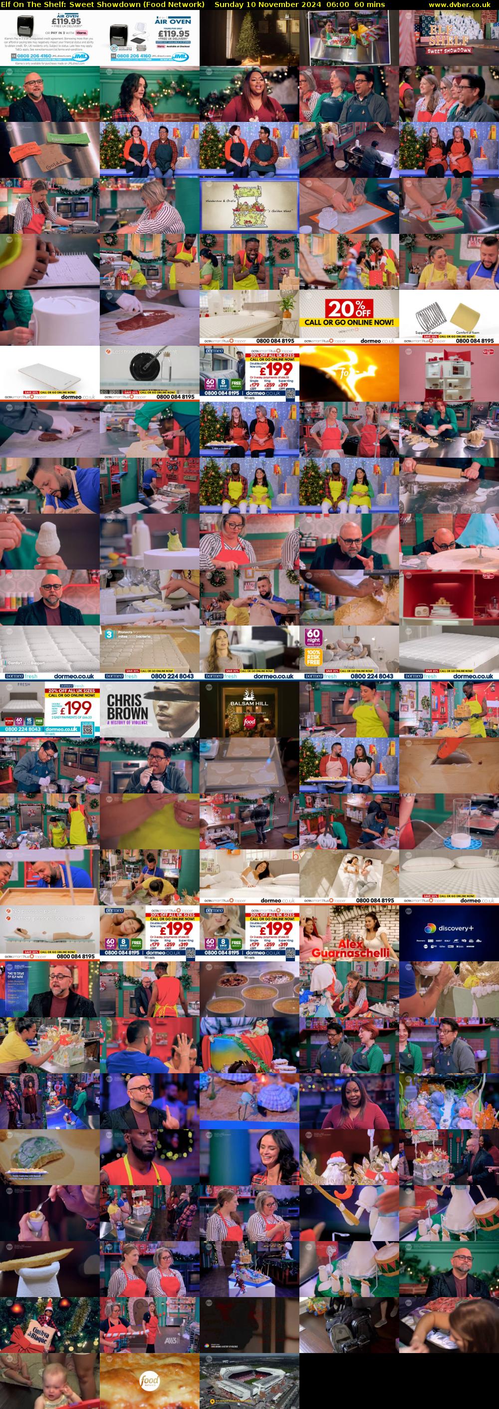Elf On The Shelf: Sweet Showdown (Food Network) Sunday 10 November 2024 06:00 - 07:00