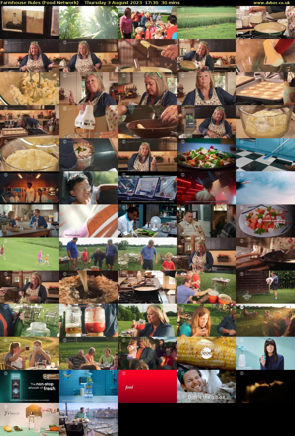 Farmhouse Rules (Food Network) Thursday 3 August 2023 17:30 - 18:00