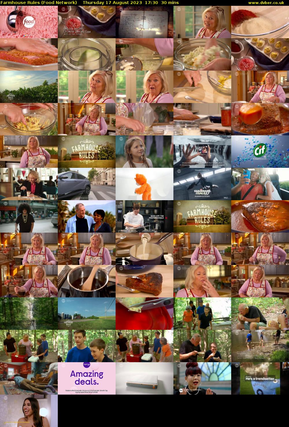 Farmhouse Rules (Food Network) Thursday 17 August 2023 17:30 - 18:00