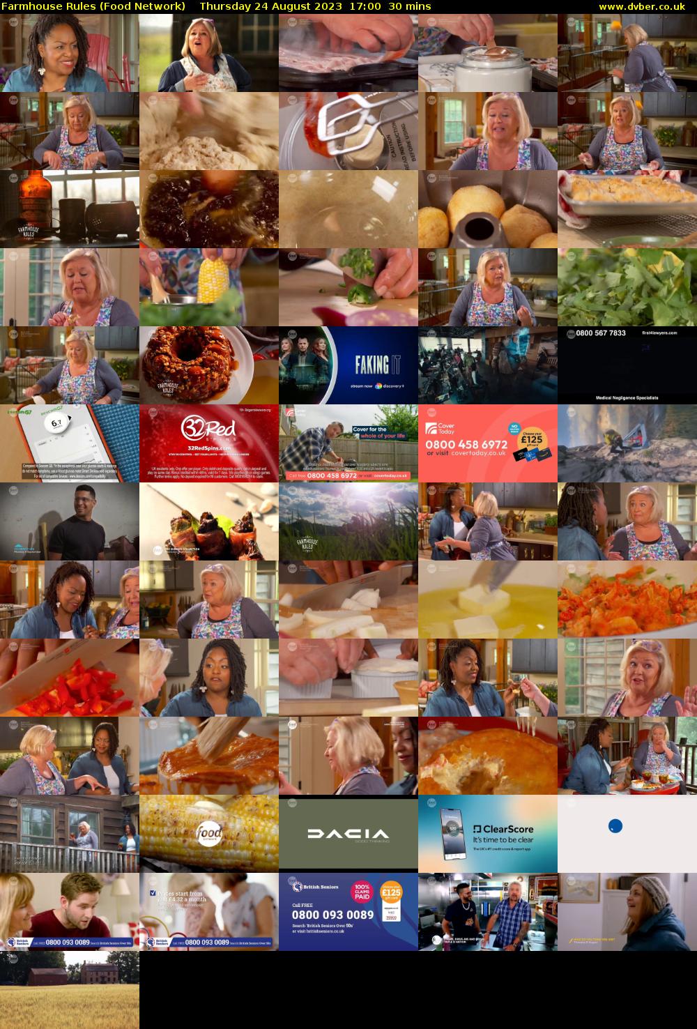 Farmhouse Rules (Food Network) Thursday 24 August 2023 17:00 - 17:30