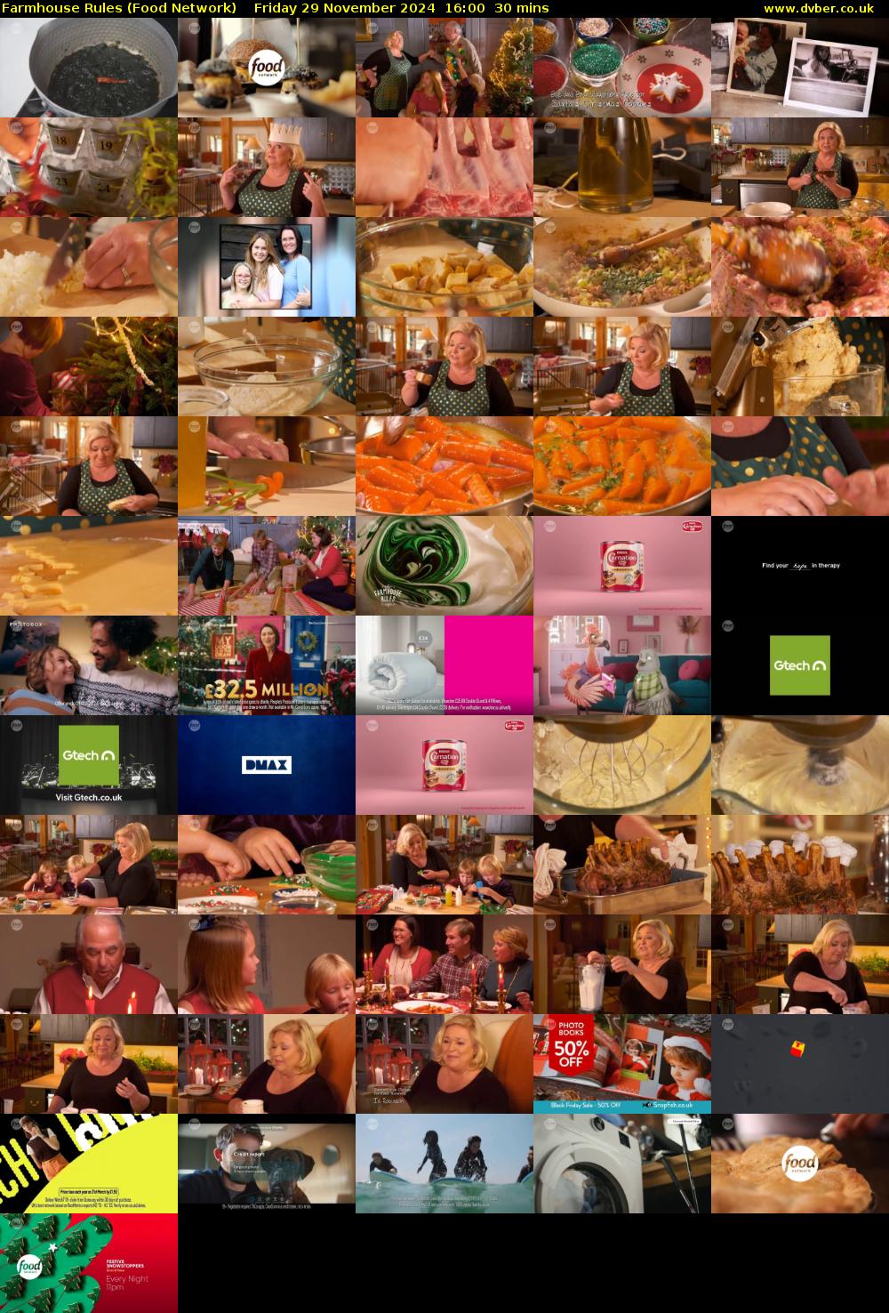 Farmhouse Rules (Food Network) Friday 29 November 2024 16:00 - 16:30
