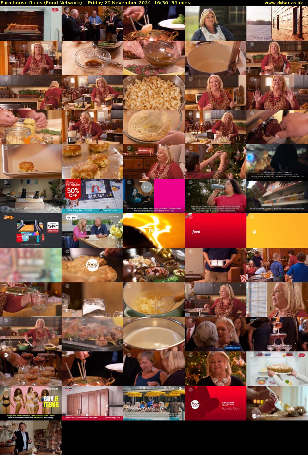 Farmhouse Rules (Food Network) Friday 29 November 2024 16:30 - 17:00