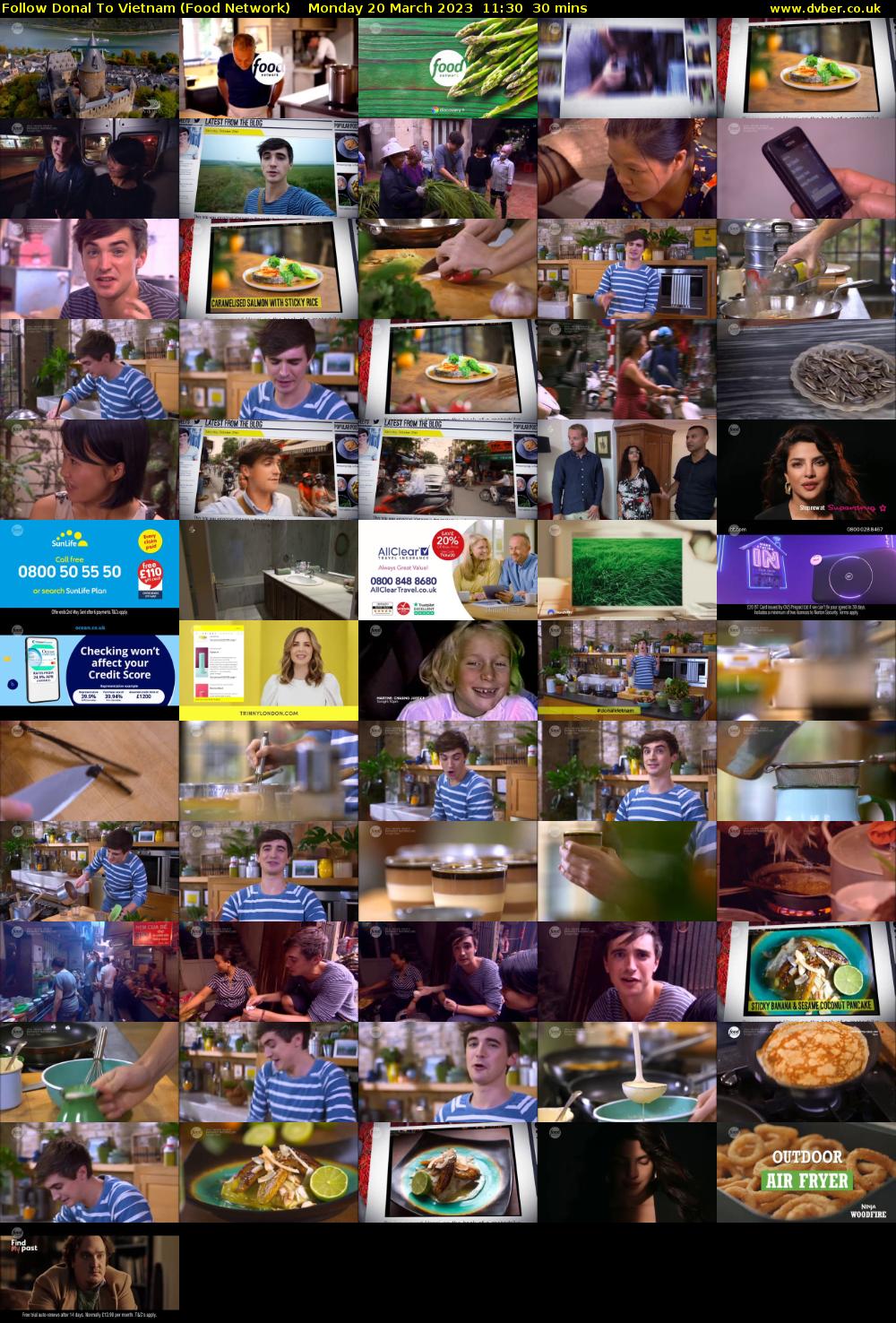 Follow Donal To Vietnam (Food Network) Monday 20 March 2023 11:30 - 12:00