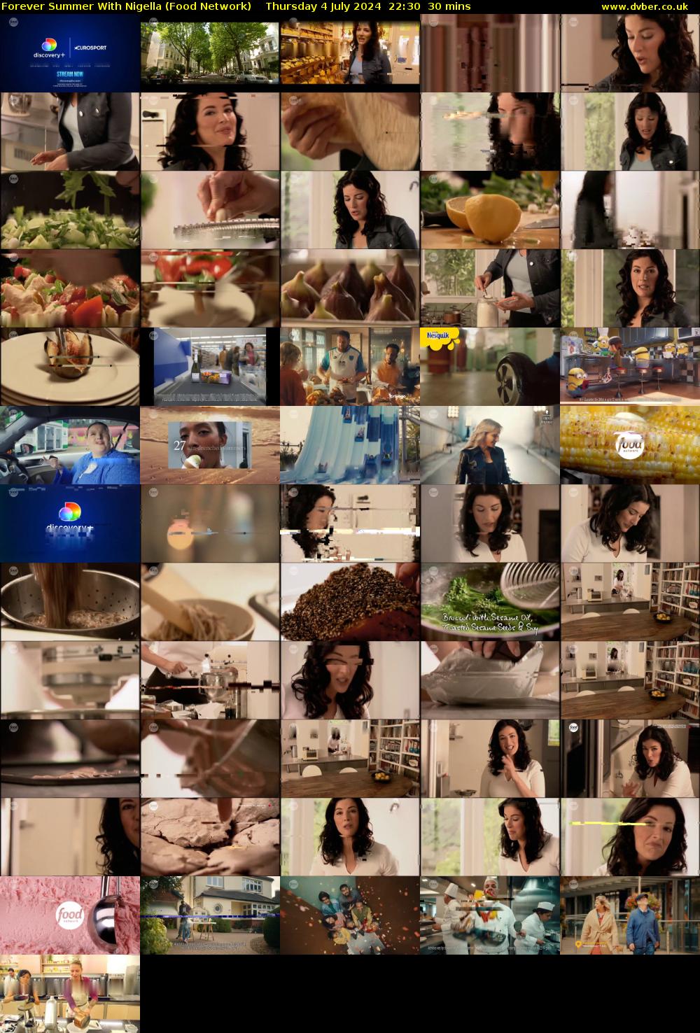 Forever Summer with Nigella (Food Network) Thursday 4 July 2024 22:30 - 23:00