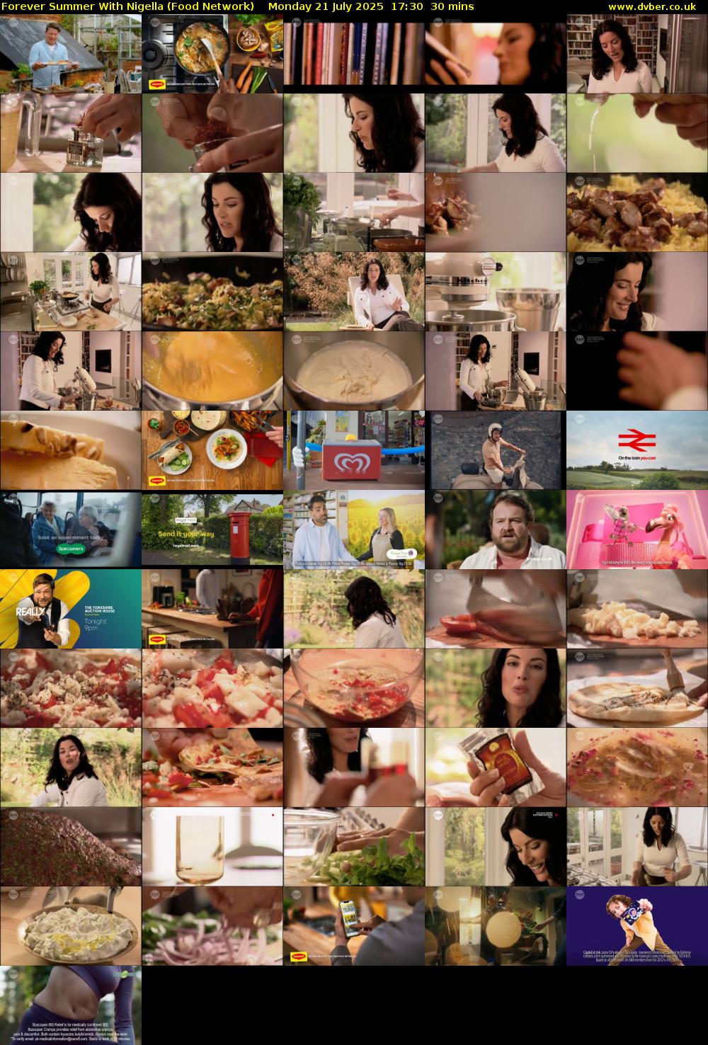 Forever Summer with Nigella (Food Network) Monday 21 July 2025 17:30 - 18:00