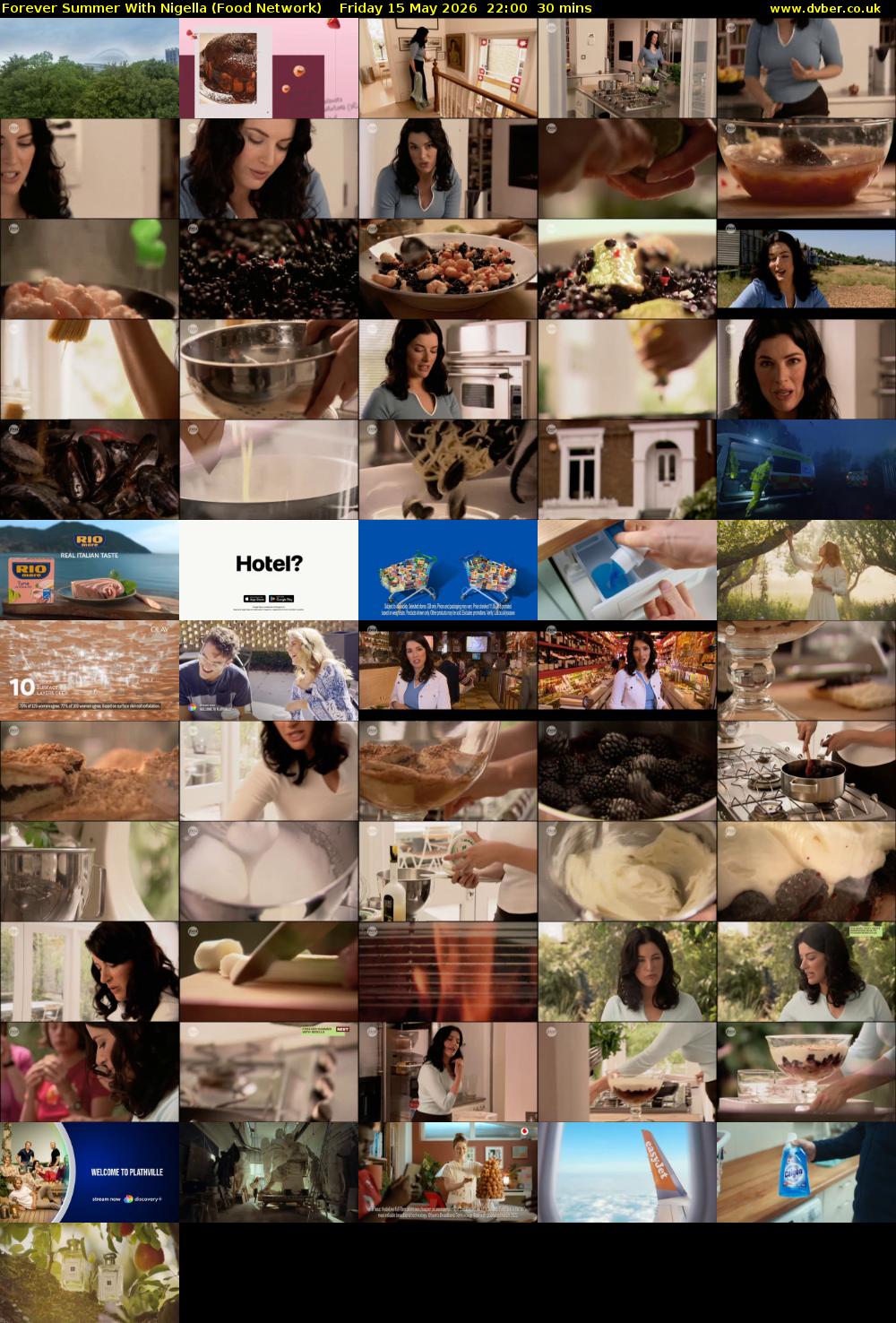 Forever Summer with Nigella (Food Network) Friday 15 May 2026 22:00 - 22:30