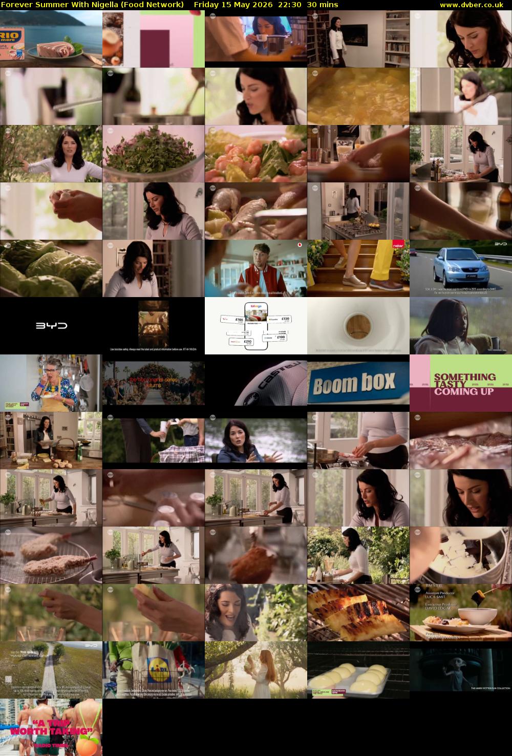 Forever Summer with Nigella (Food Network) Friday 15 May 2026 22:30 - 23:00
