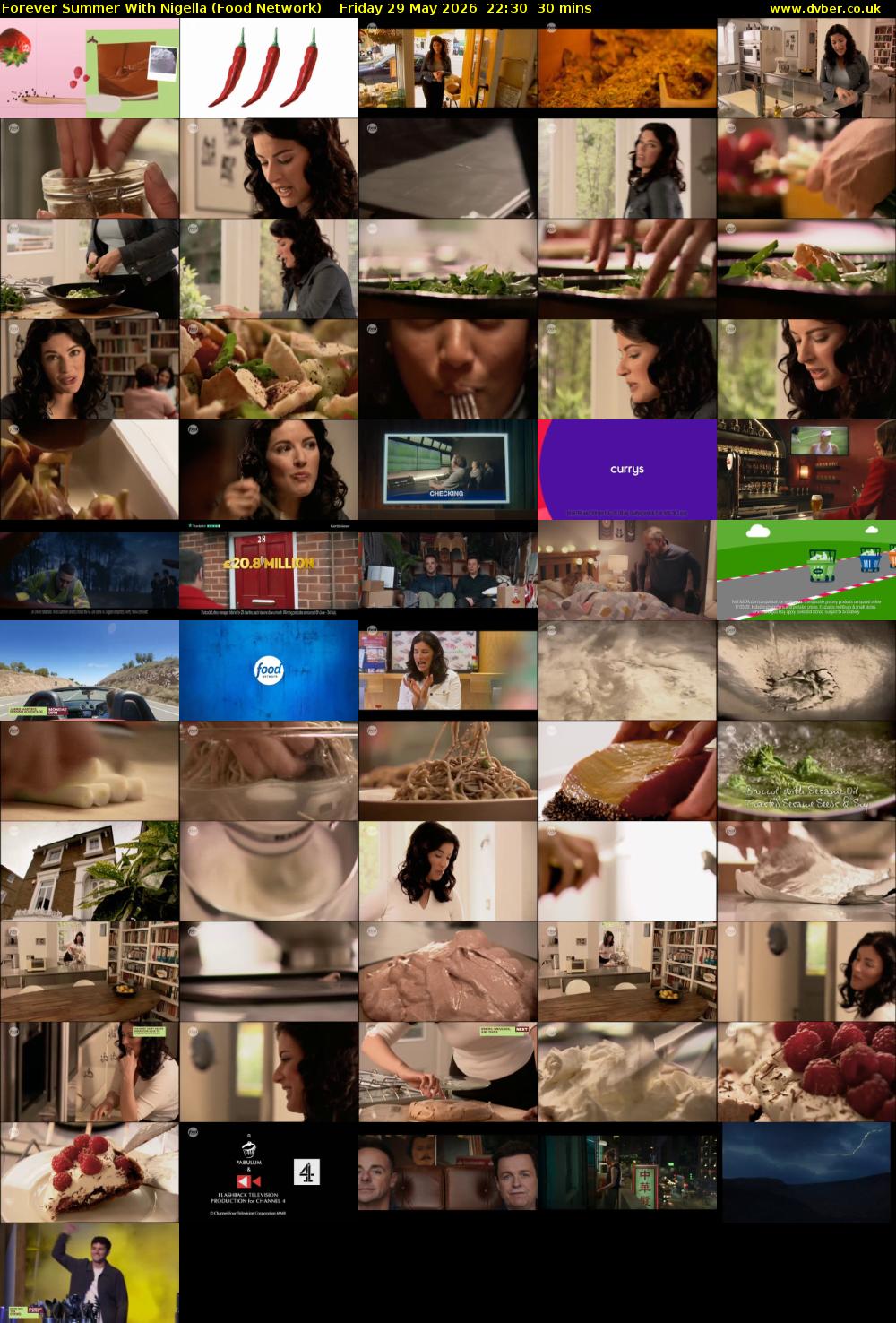 Forever Summer with Nigella (Food Network) Friday 29 May 2026 22:30 - 23:00
