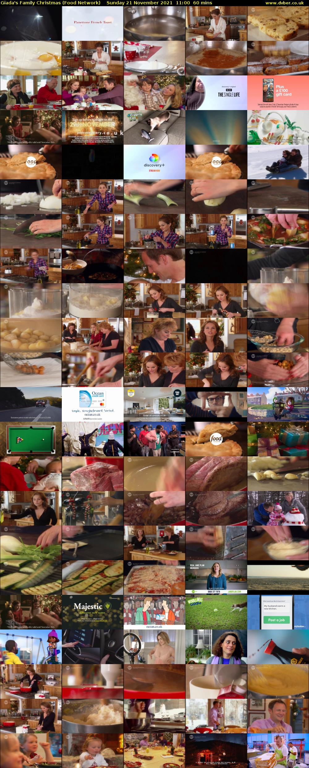 Giada's Family Christmas (Food Network) Sunday 21 November 2021 11:00 - 12:00