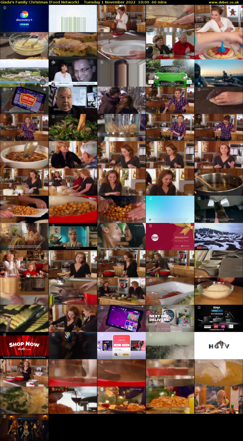 Giada's Family Christmas (Food Network) Tuesday 1 November 2022 10:00 - 11:00