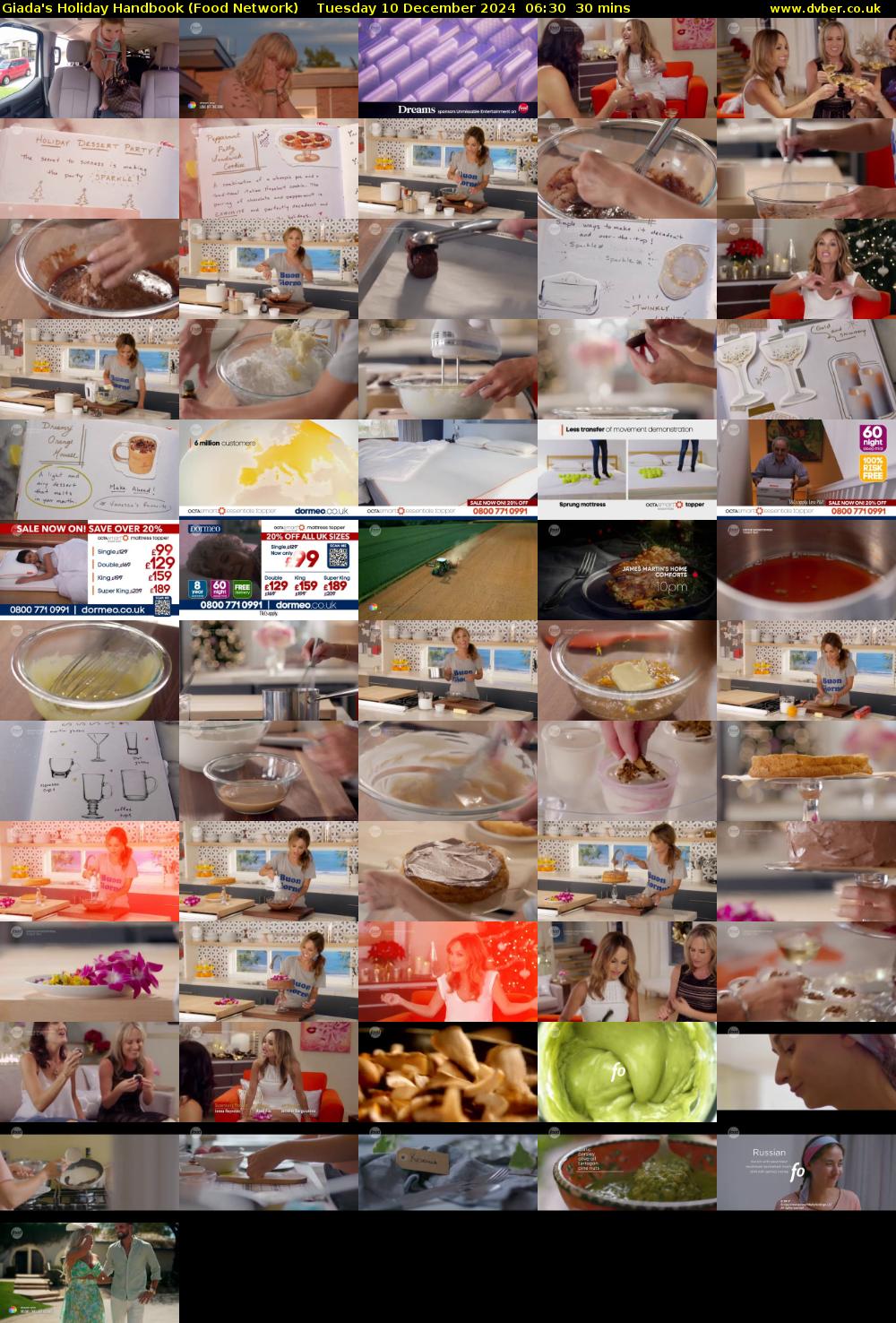 Giada's Holiday Handbook (Food Network) Tuesday 10 December 2024 06:30 - 07:00