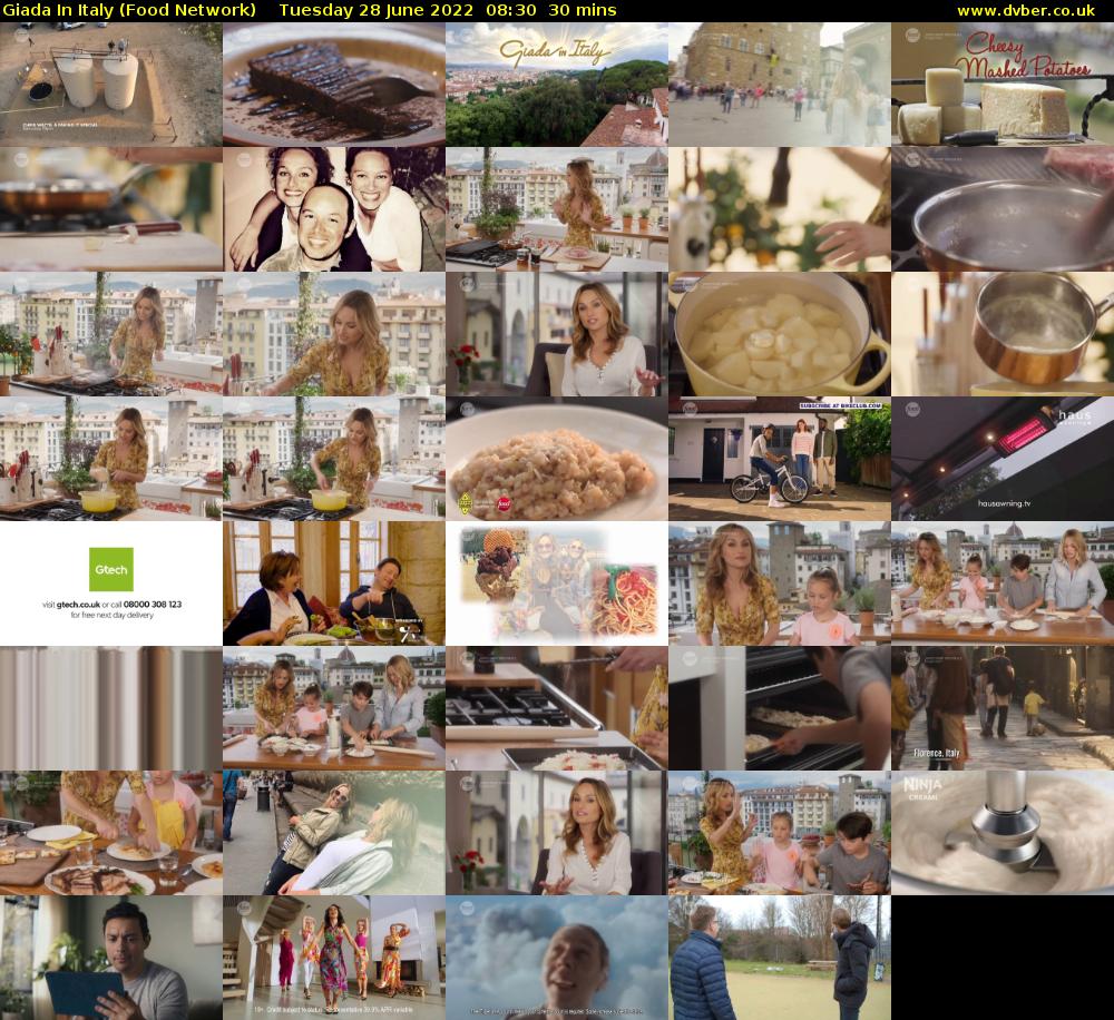 Giada In Italy (Food Network) Tuesday 28 June 2022 08:30 - 09:00