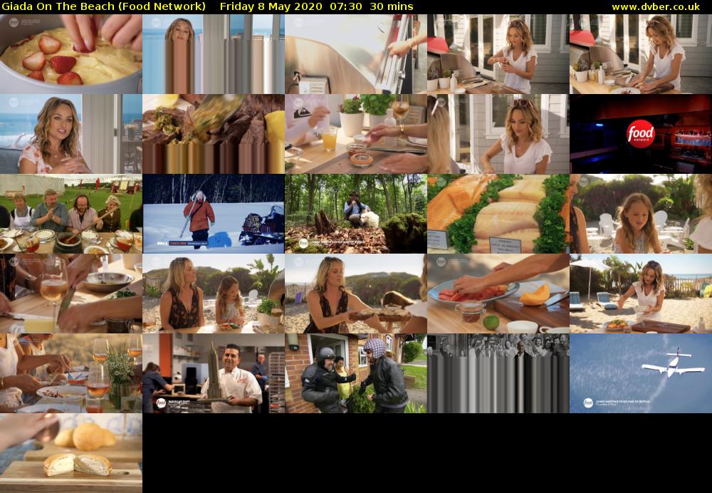 Giada On The Beach (Food Network) Friday 8 May 2020 07:30 - 08:00