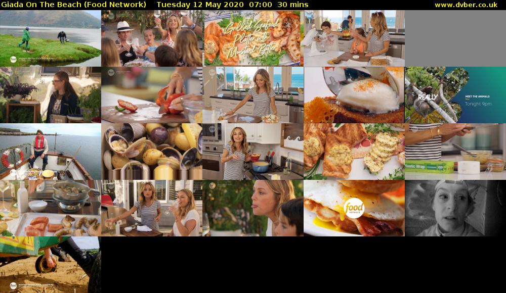 Giada On The Beach (Food Network) Tuesday 12 May 2020 07:00 - 07:30