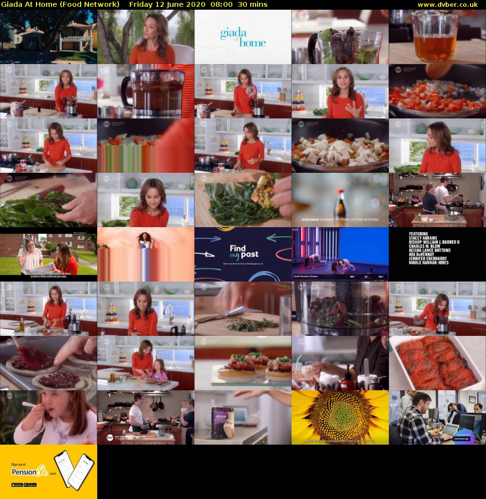 Giada at Home (Food Network) Friday 12 June 2020 08:00 - 08:30
