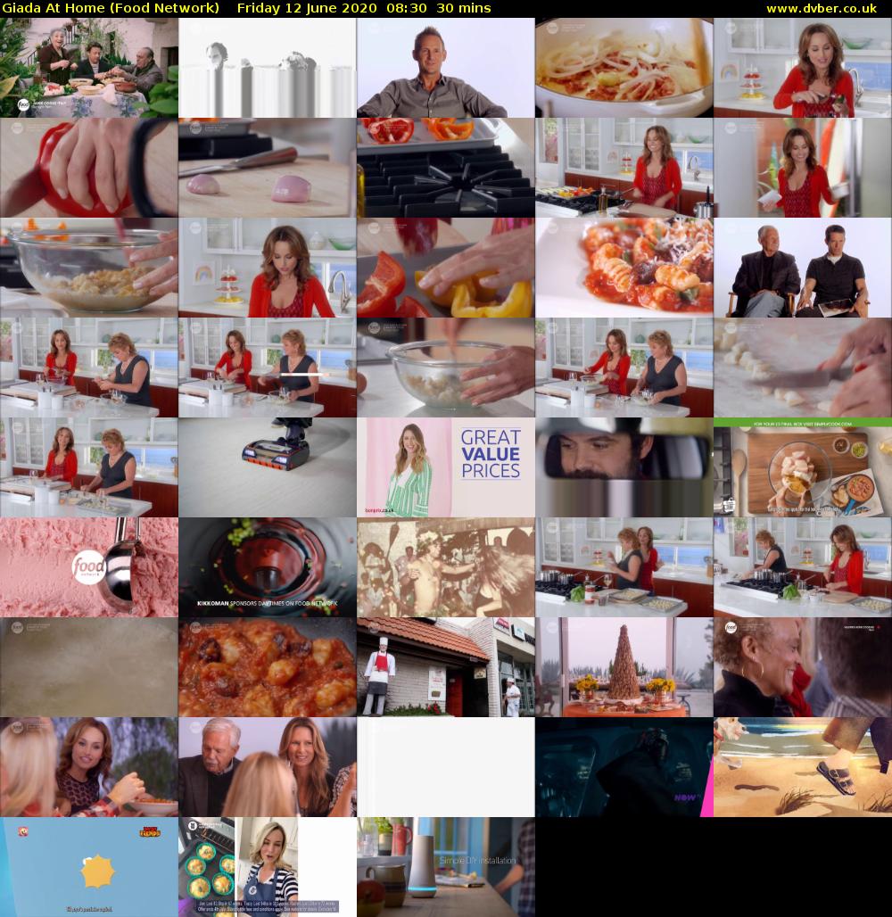 Giada at Home (Food Network) Friday 12 June 2020 08:30 - 09:00
