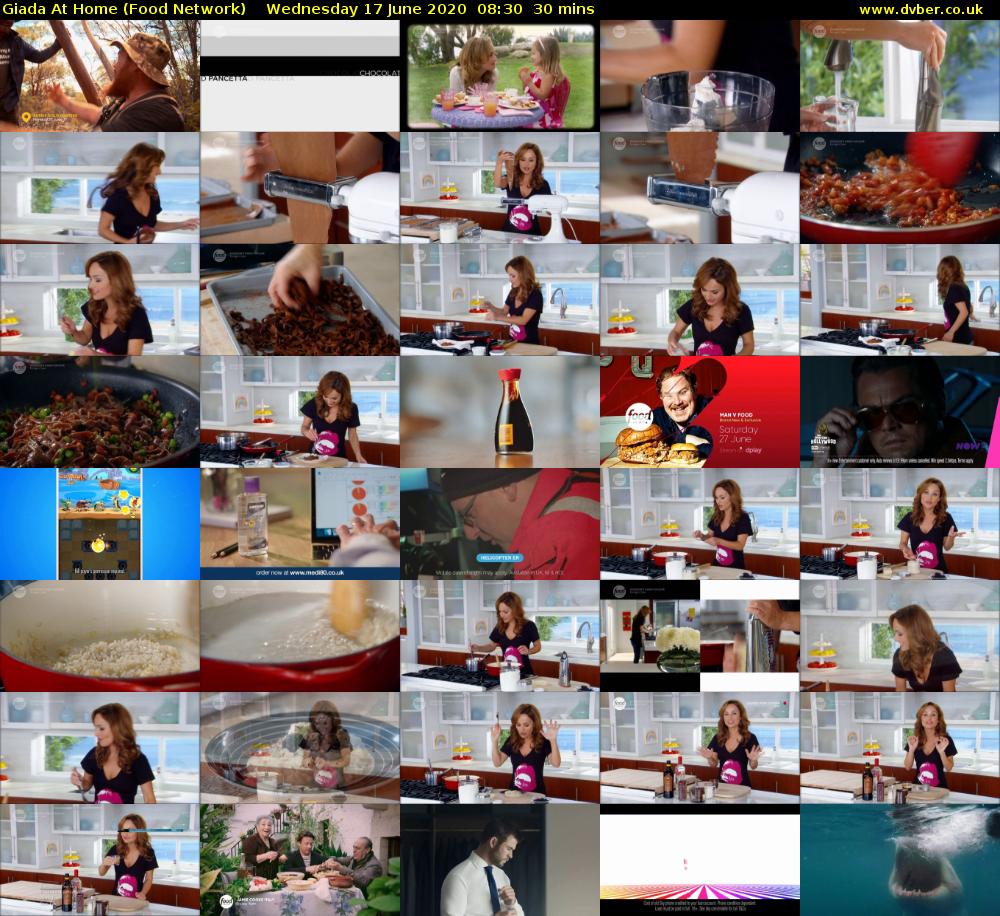 Giada at Home (Food Network) Wednesday 17 June 2020 08:30 - 09:00
