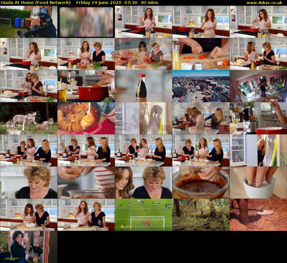Giada at Home (Food Network) Friday 19 June 2020 07:30 - 08:00