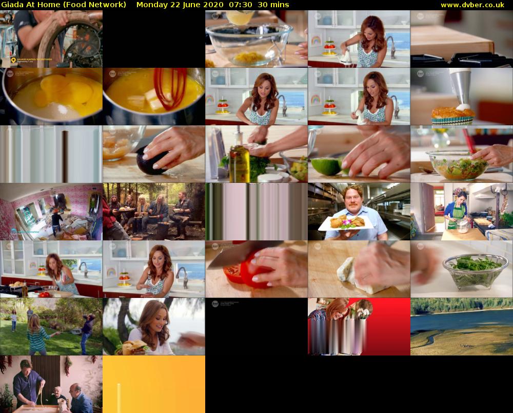 Giada at Home (Food Network) Monday 22 June 2020 07:30 - 08:00