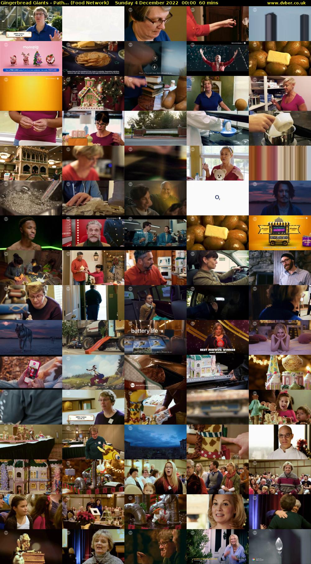 Gingerbread Giants - Path... (Food Network) Sunday 4 December 2022 00:00 - 01:00