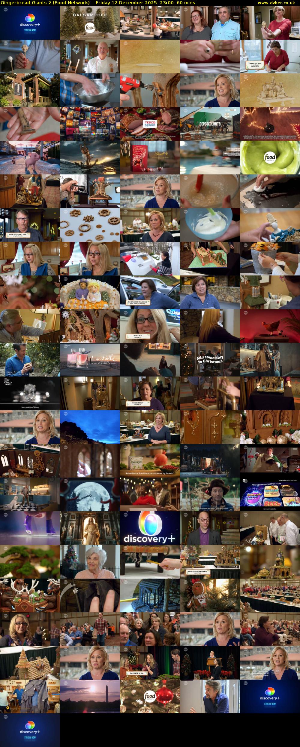 Gingerbread Giants 2 (Food Network) Friday 12 December 2025 23:00 - 00:00