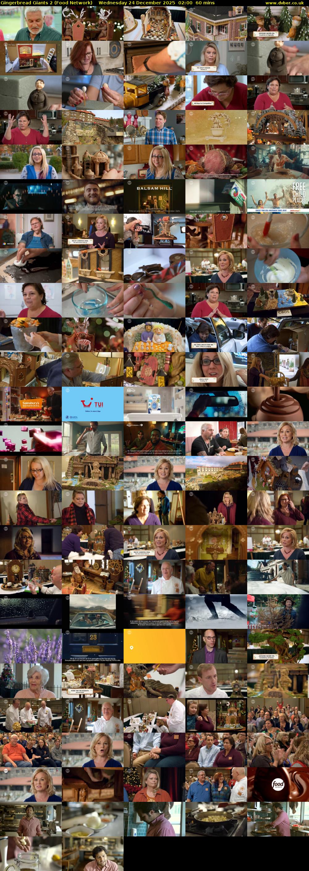 Gingerbread Giants 2 (Food Network) Wednesday 24 December 2025 02:00 - 03:00