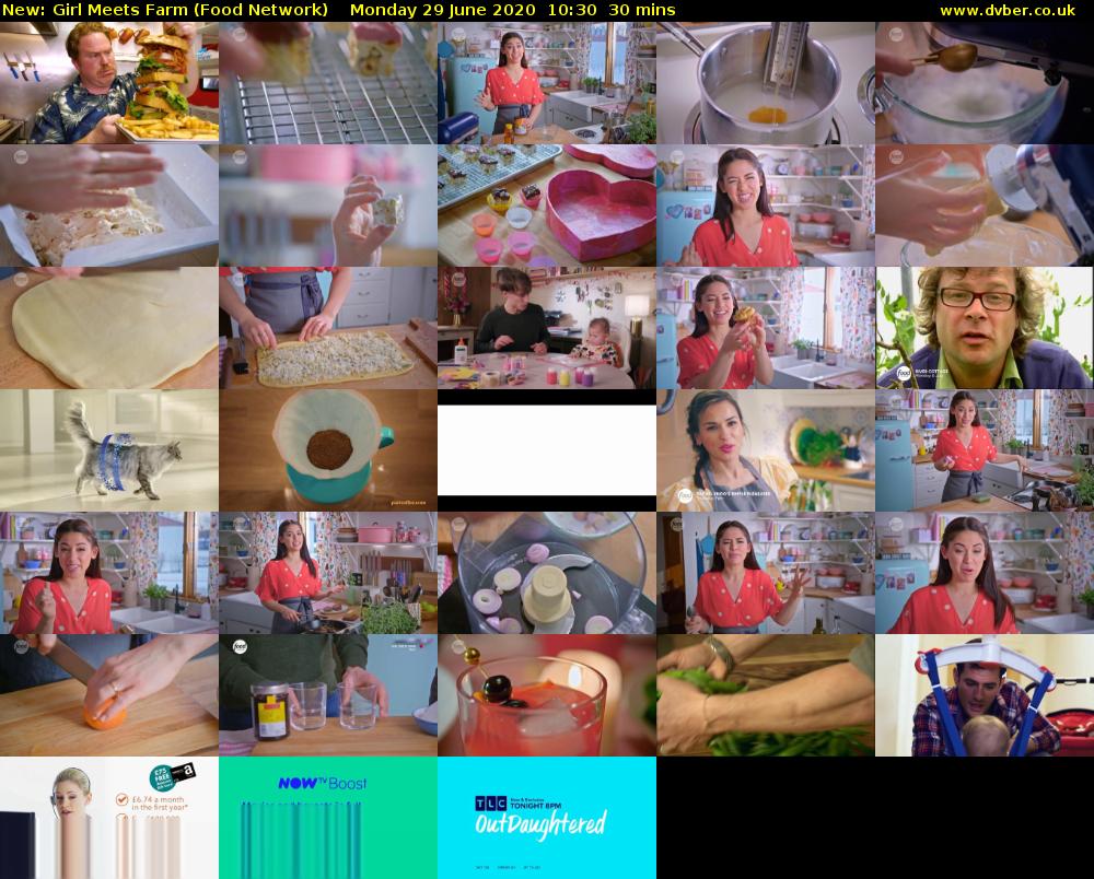 Girl Meets Farm (Food Network) Monday 29 June 2020 10:30 - 11:00