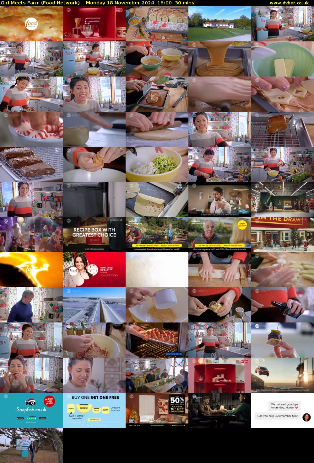 Girl Meets Farm (Food Network) Monday 18 November 2024 16:00 - 16:30