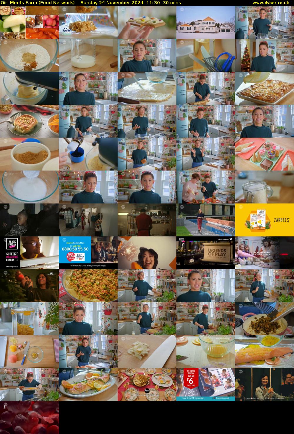 Girl Meets Farm (Food Network) Sunday 24 November 2024 11:30 - 12:00