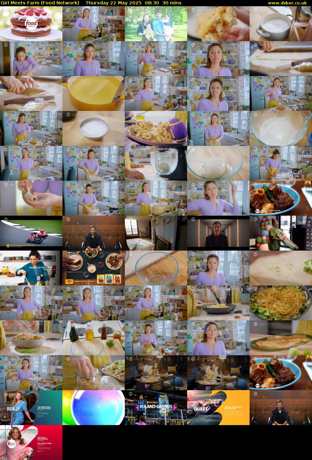 Girl Meets Farm (Food Network) Thursday 22 May 2025 08:30 - 09:00