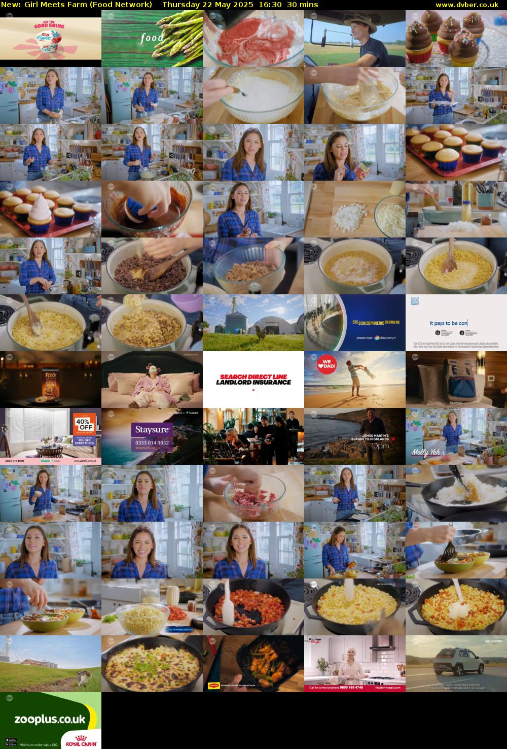 Girl Meets Farm (Food Network) Thursday 22 May 2025 16:30 - 17:00