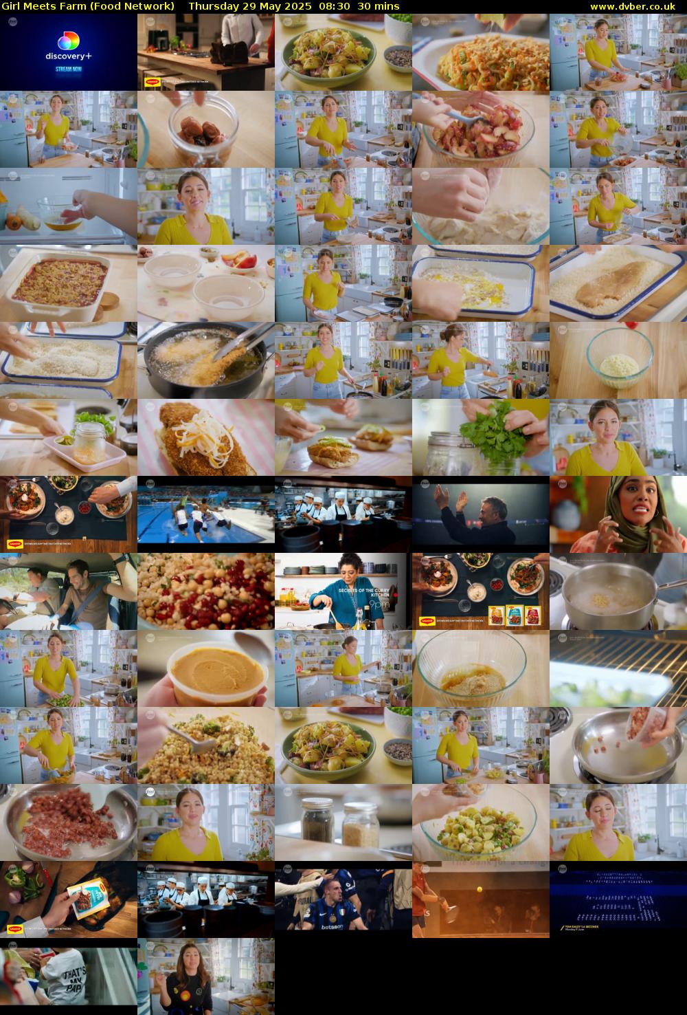 Girl Meets Farm (Food Network) Thursday 29 May 2025 08:30 - 09:00