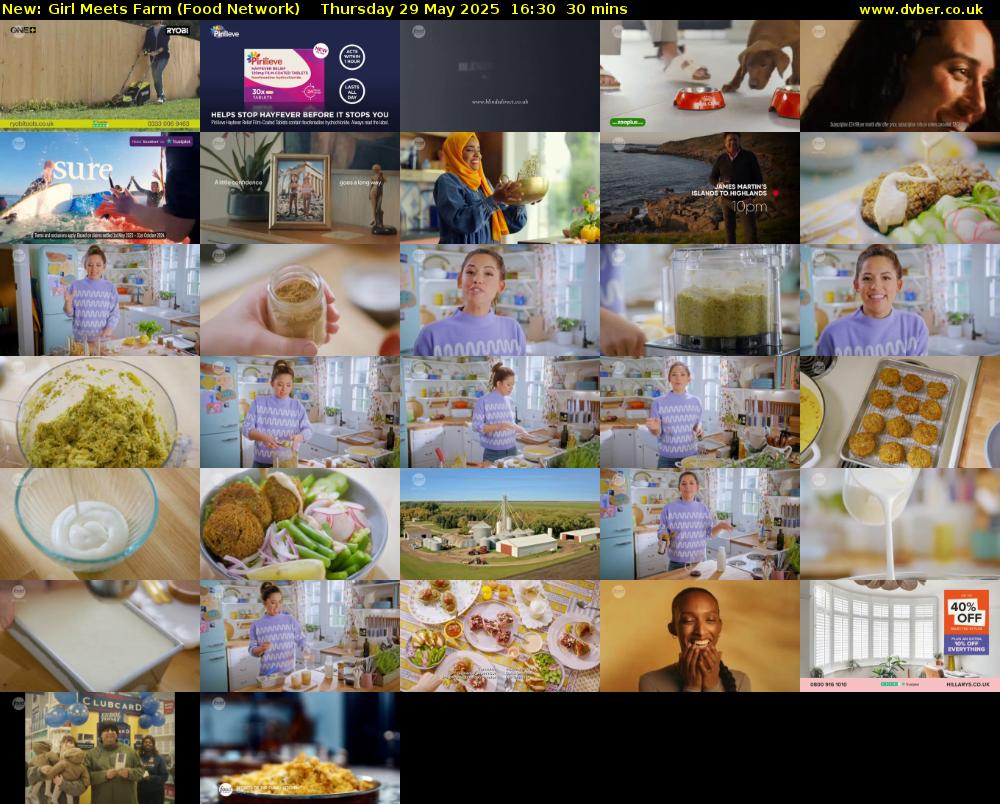 Girl Meets Farm (Food Network) Thursday 29 May 2025 16:30 - 17:00