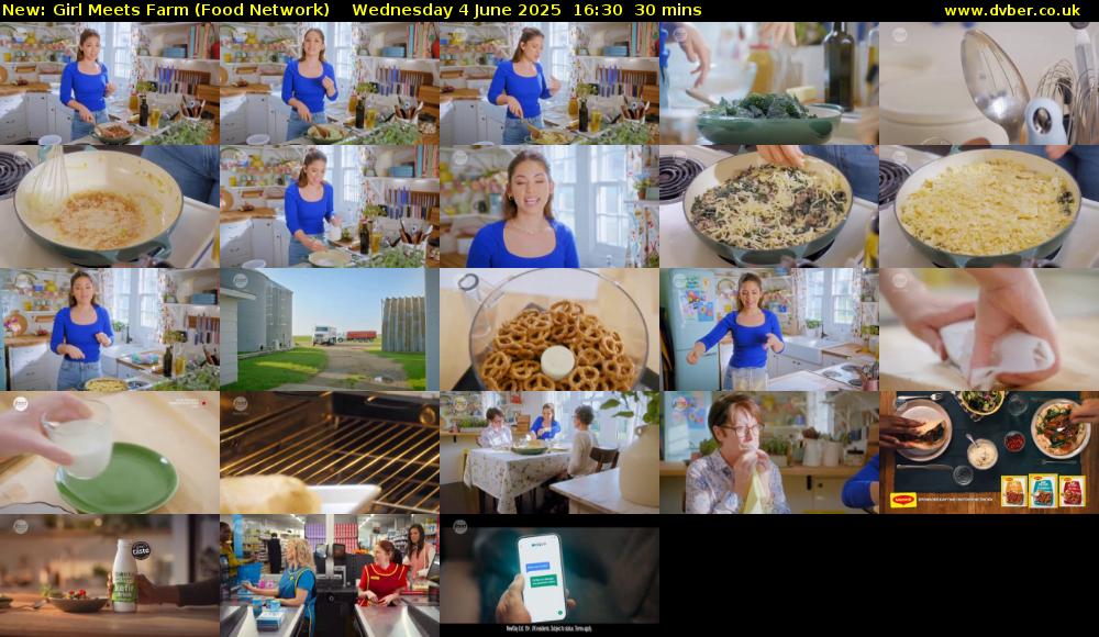 Girl Meets Farm (Food Network) Wednesday 4 June 2025 16:30 - 17:00