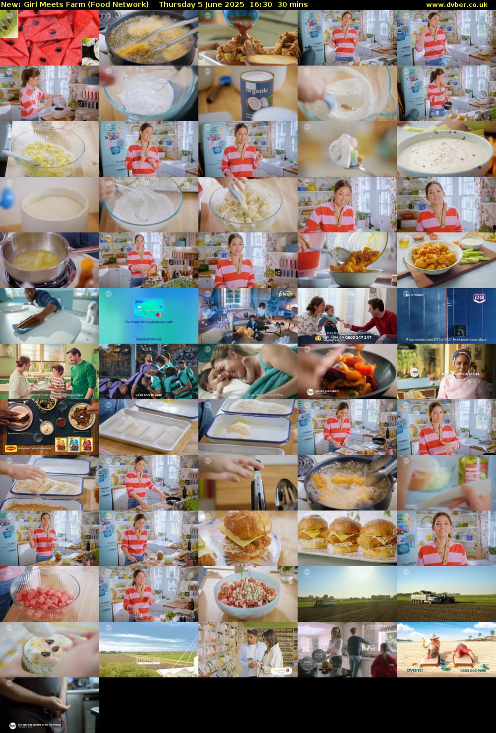 Girl Meets Farm (Food Network) Thursday 5 June 2025 16:30 - 17:00