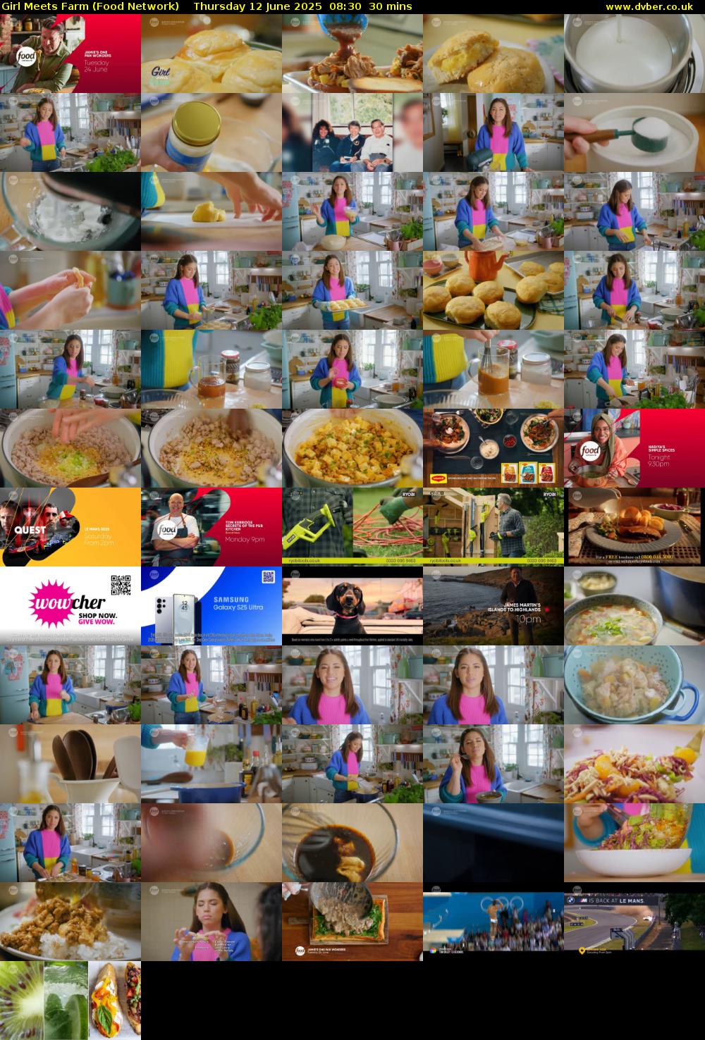 Girl Meets Farm (Food Network) Thursday 12 June 2025 08:30 - 09:00