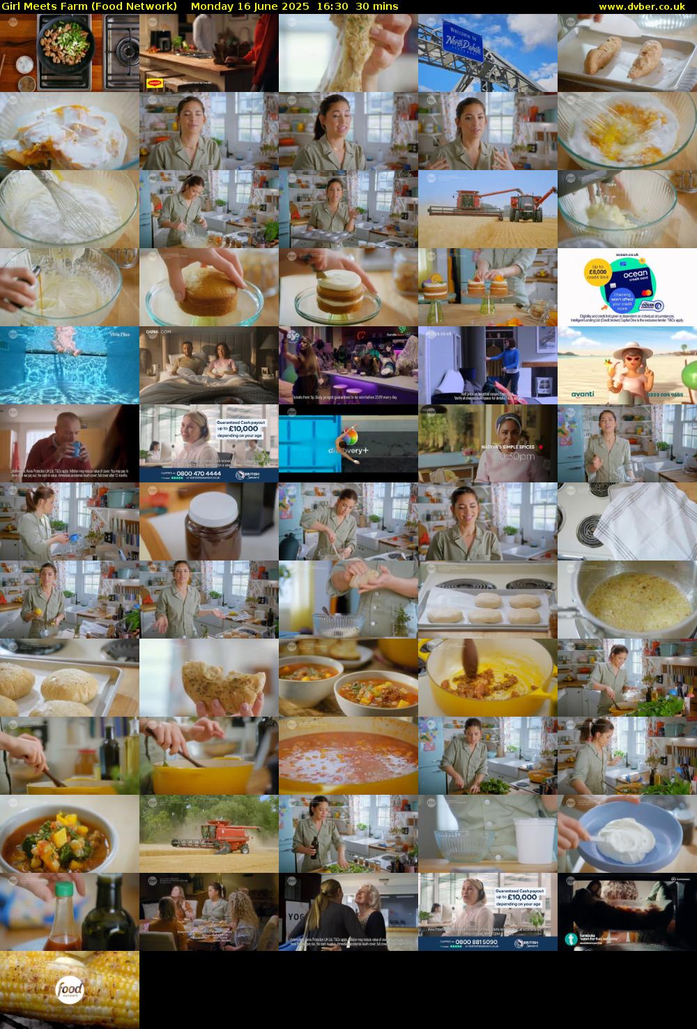 Girl Meets Farm (Food Network) Monday 16 June 2025 16:30 - 17:00