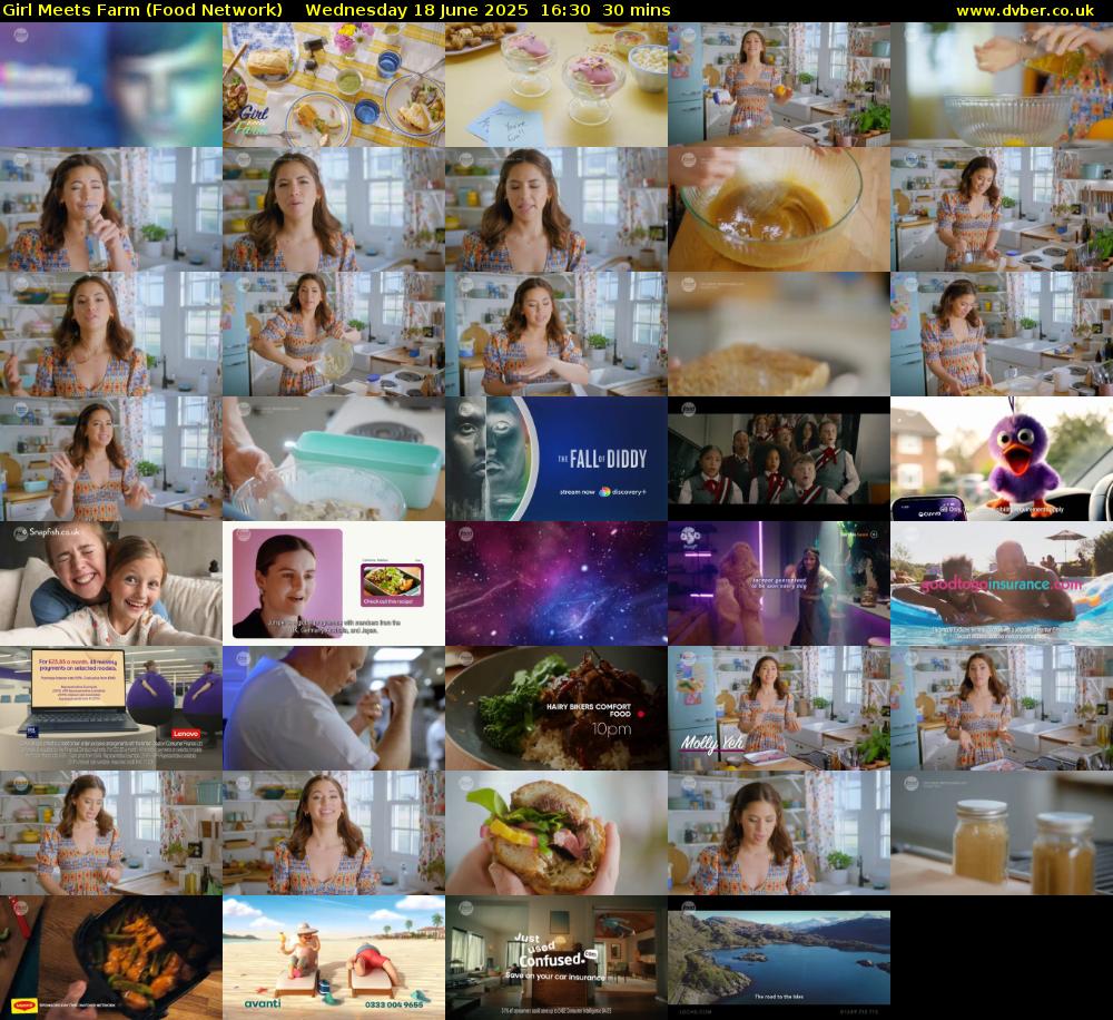 Girl Meets Farm (Food Network) Wednesday 18 June 2025 16:30 - 17:00