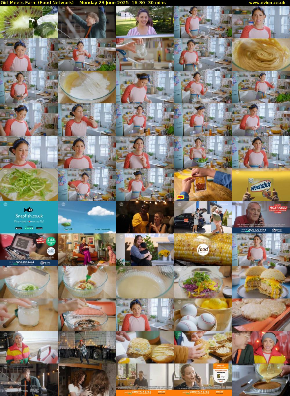 Girl Meets Farm (Food Network) Monday 23 June 2025 16:30 - 17:00