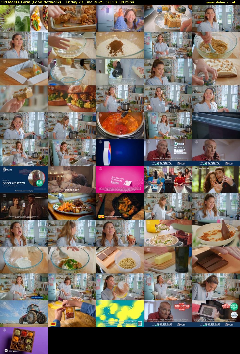 Girl Meets Farm (Food Network) Friday 27 June 2025 16:30 - 17:00