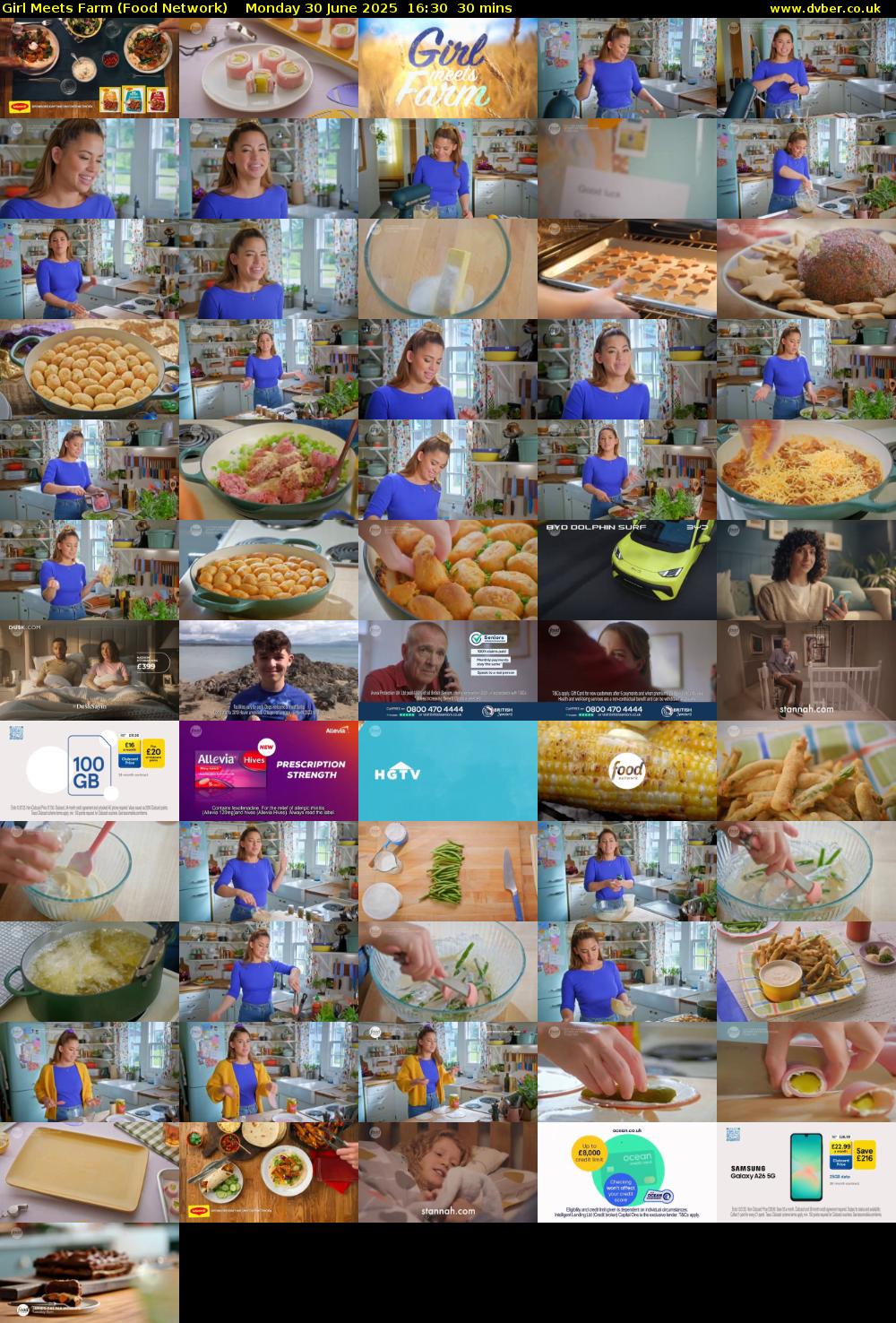 Girl Meets Farm (Food Network) Monday 30 June 2025 16:30 - 17:00